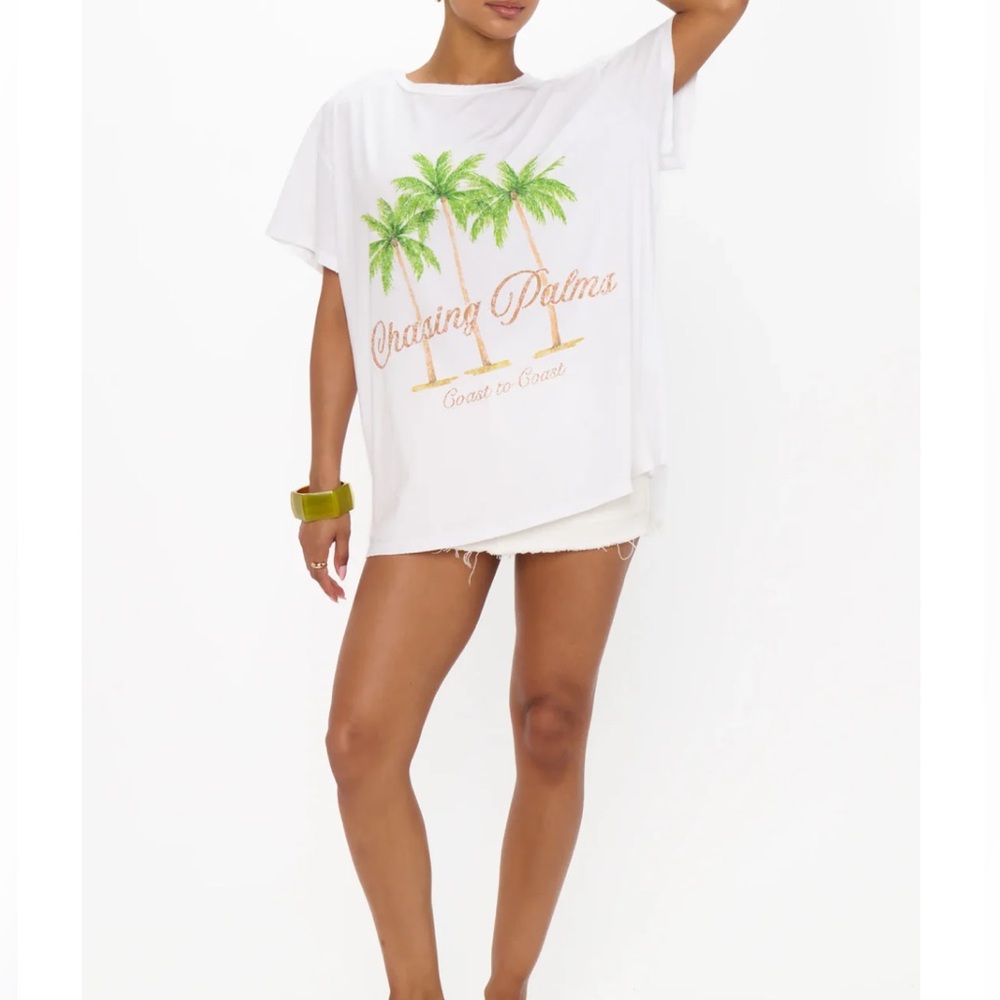 Show Me Your Mumu Tom Cotton Graphic Tee. Size L. MSRP $74
